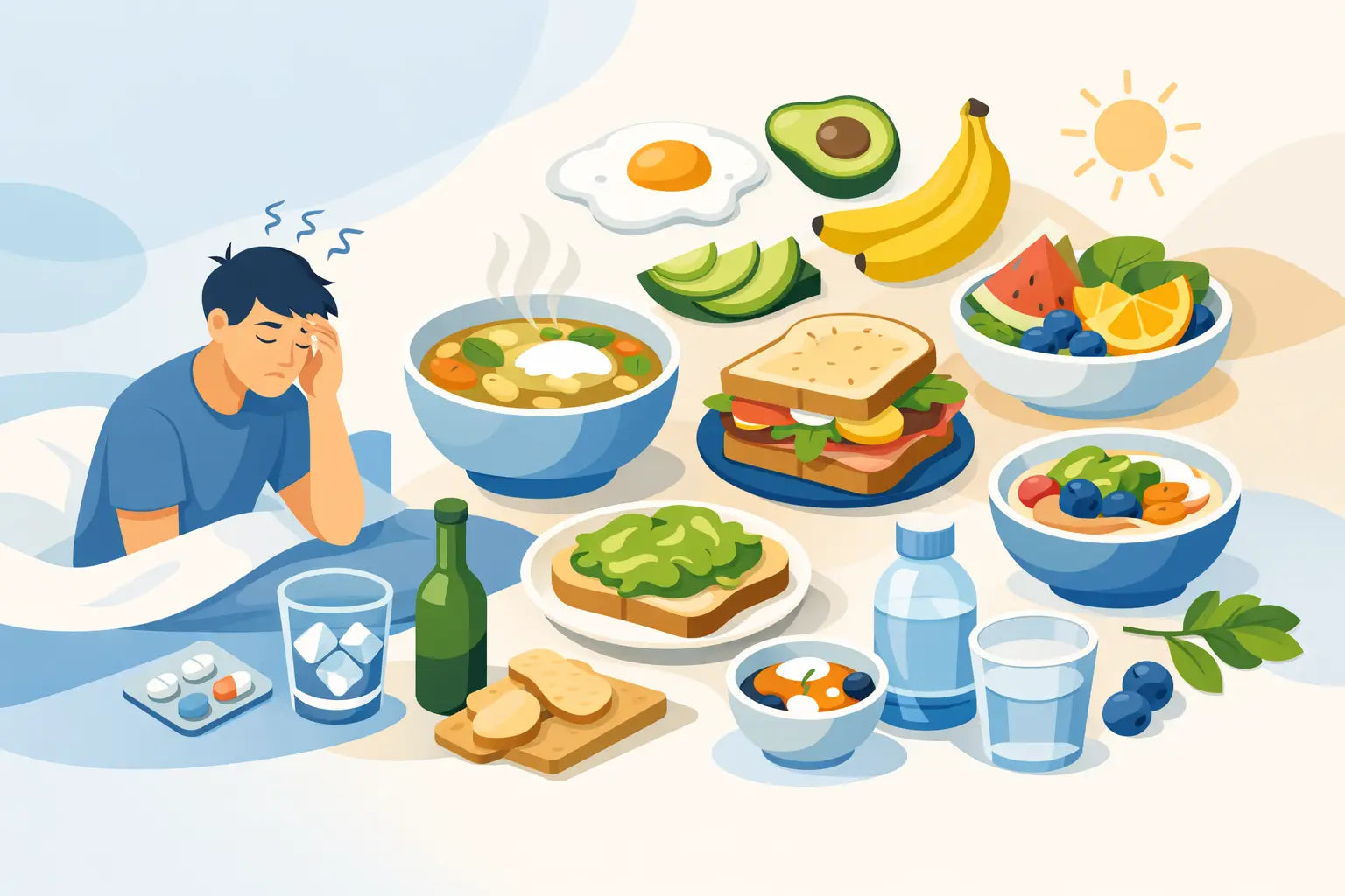 12 Best Hangover Recovery Food Picks