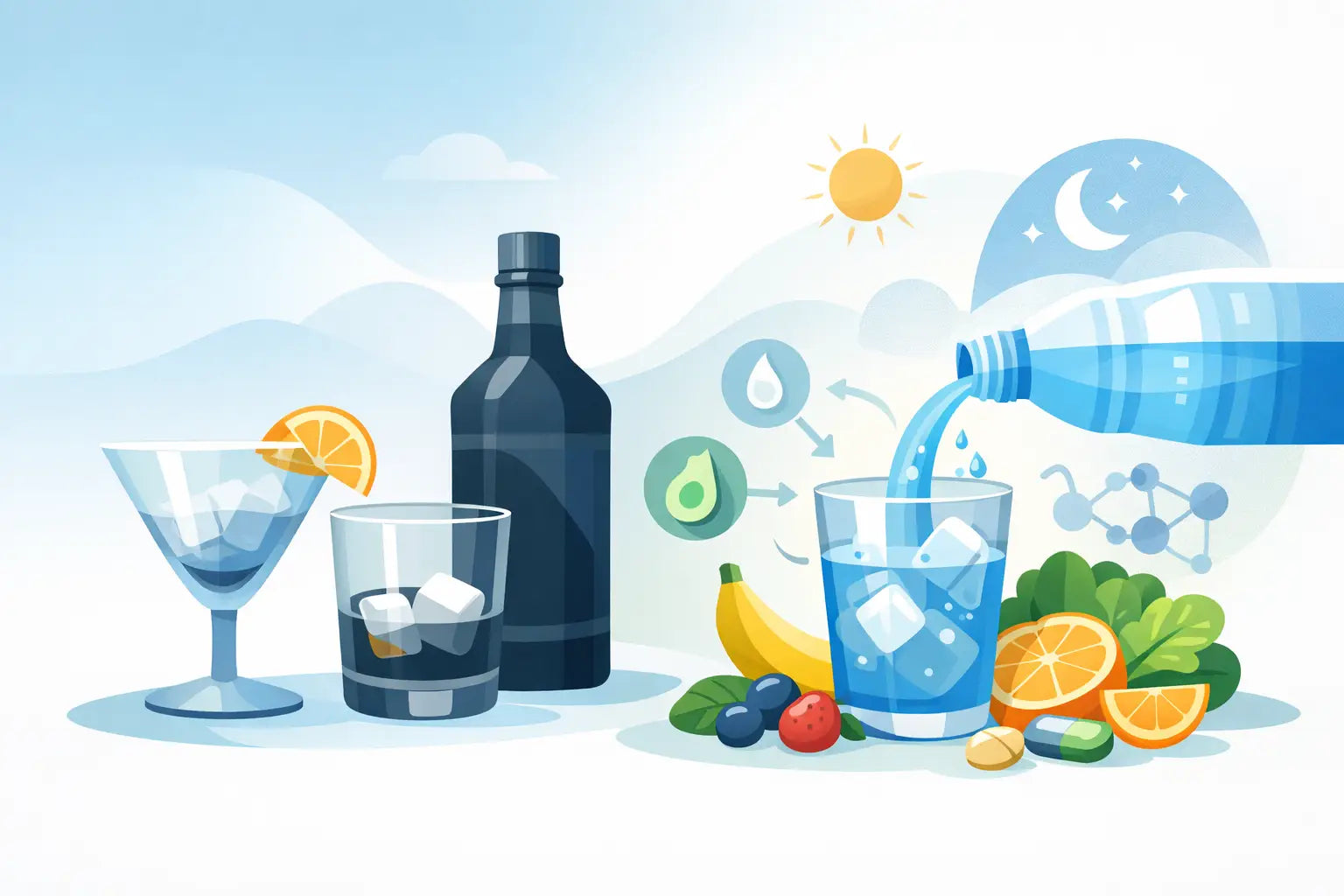 Nutrient Replenishment After Drinking
