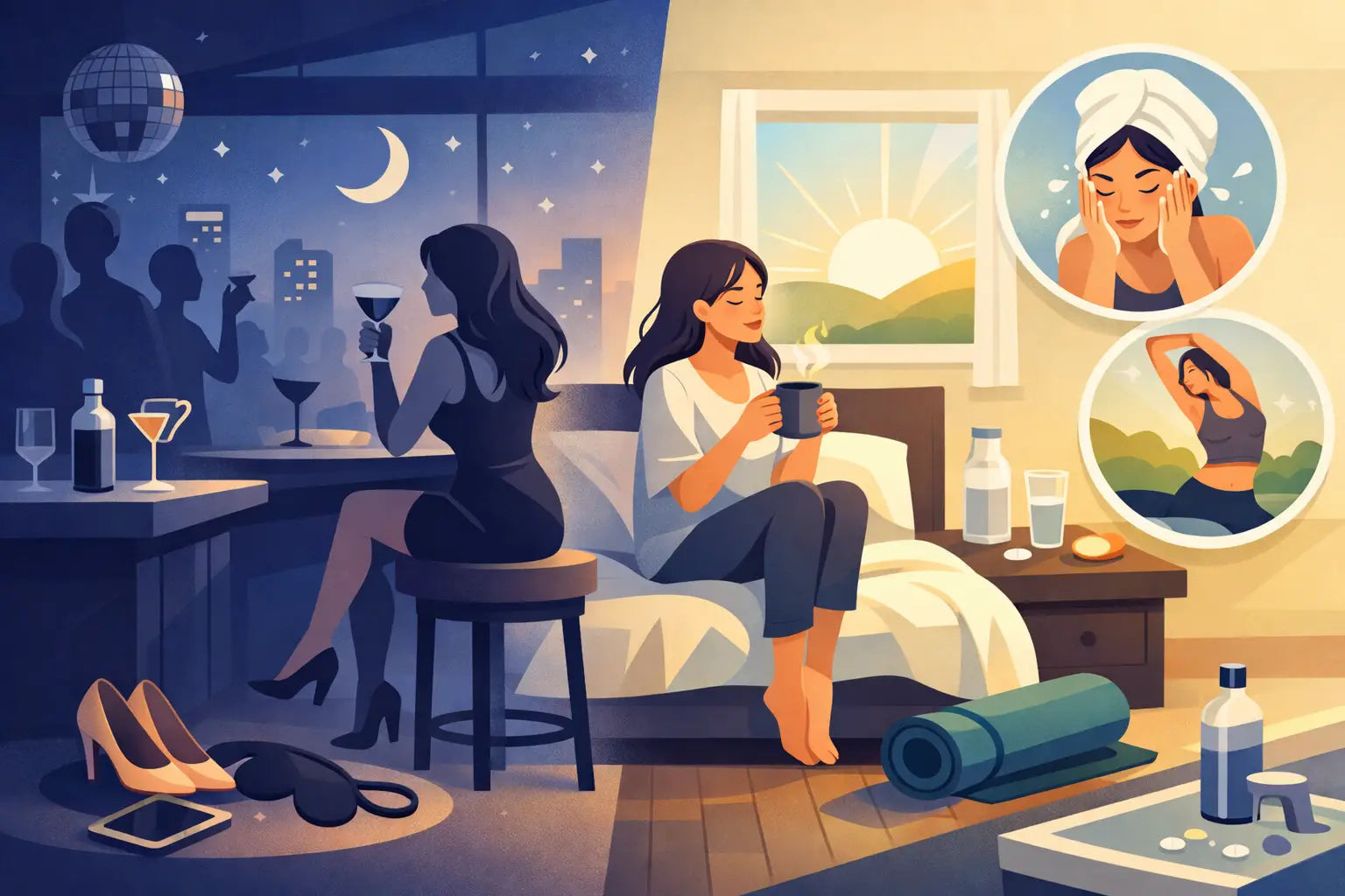 Night Out Recovery Routine for Better Mornings